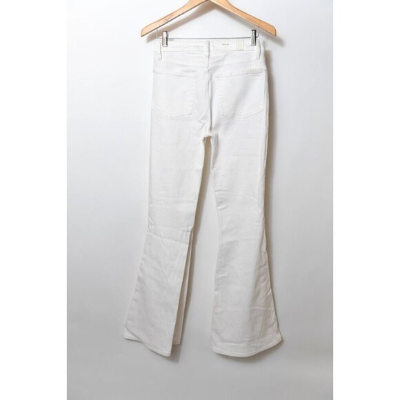 Seven For All Mankind Jeans Womens 28 White Mega Flare Denim Boho Western NEW - Picture 8 of 14